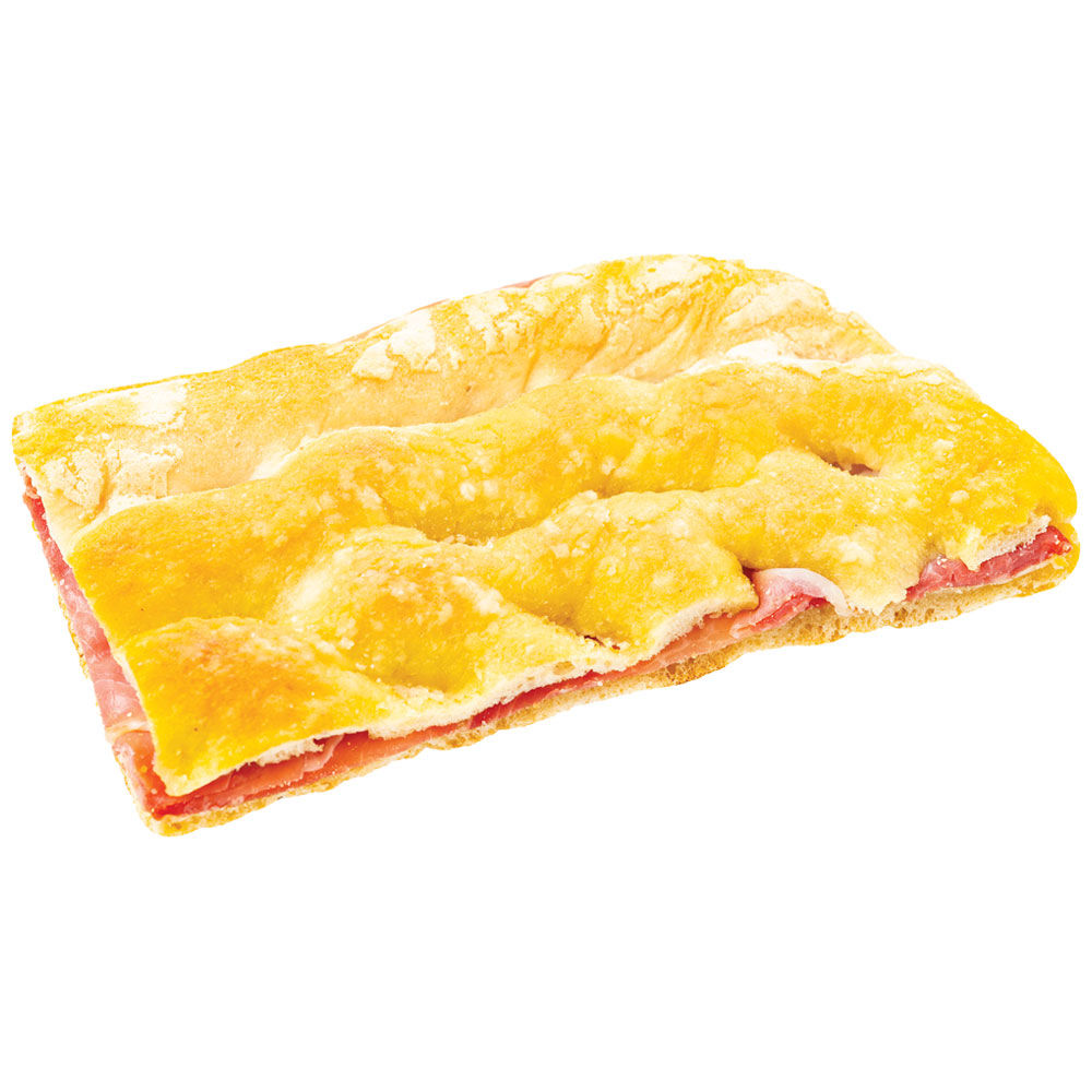 Schiacciata ripiena prosciutto crudo