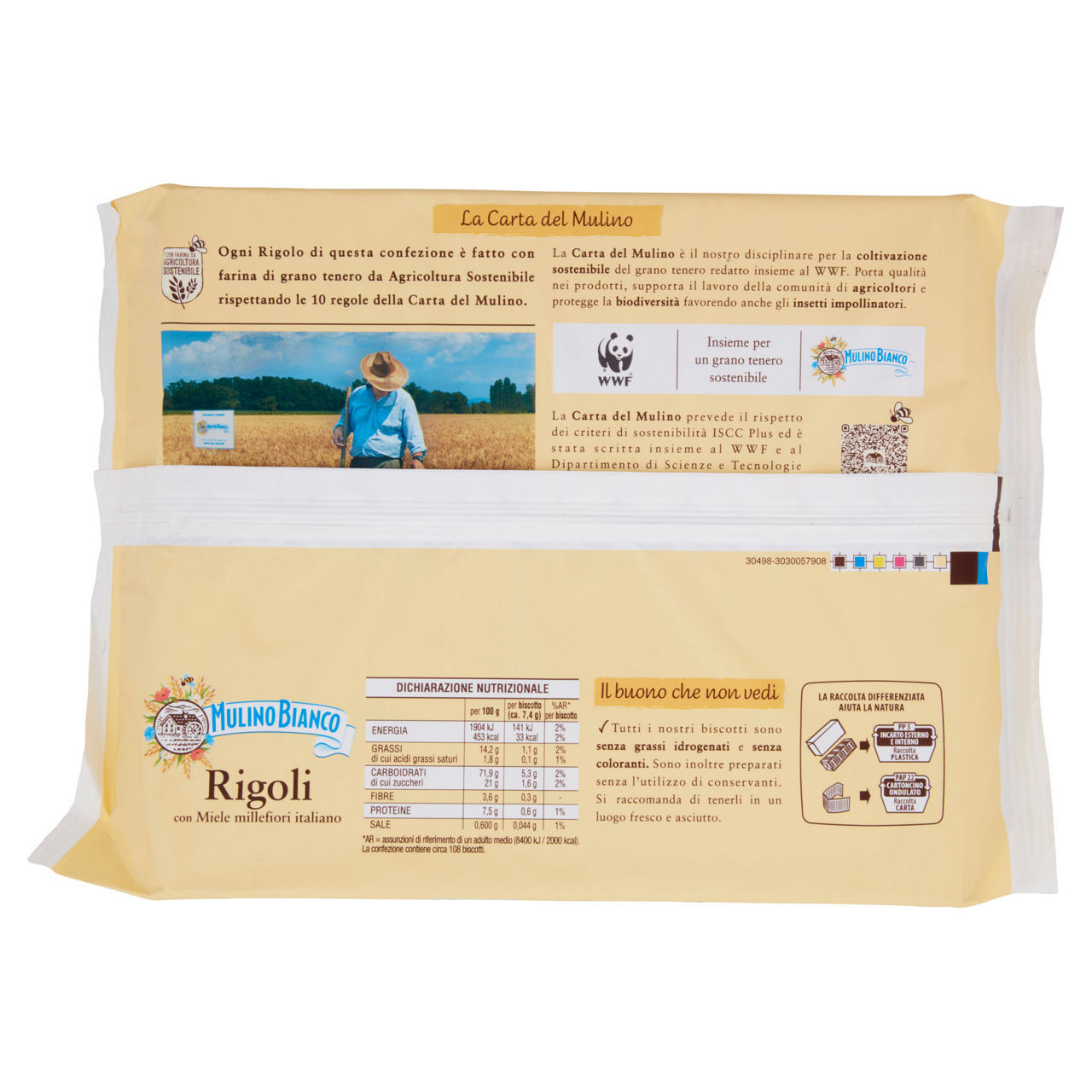Biscotti Rigoli con miele millefiori Italiano 800 gr - Immagine 41