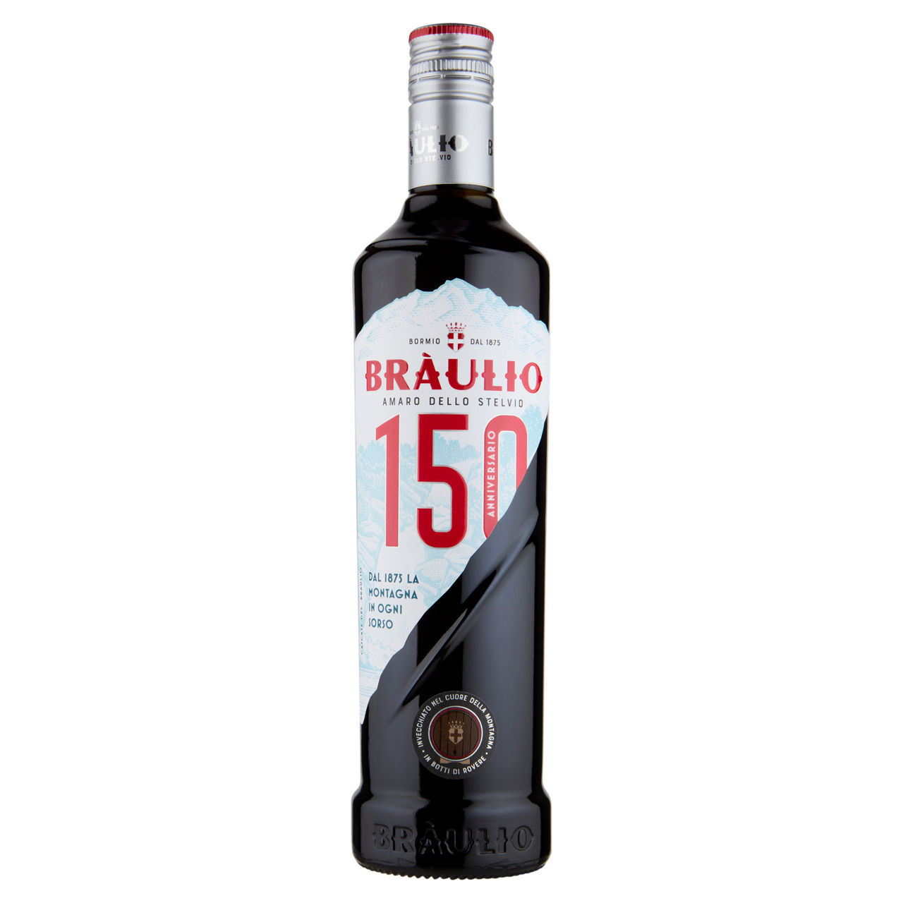 Amaro braulio 21 gradi bottiglia ml 700