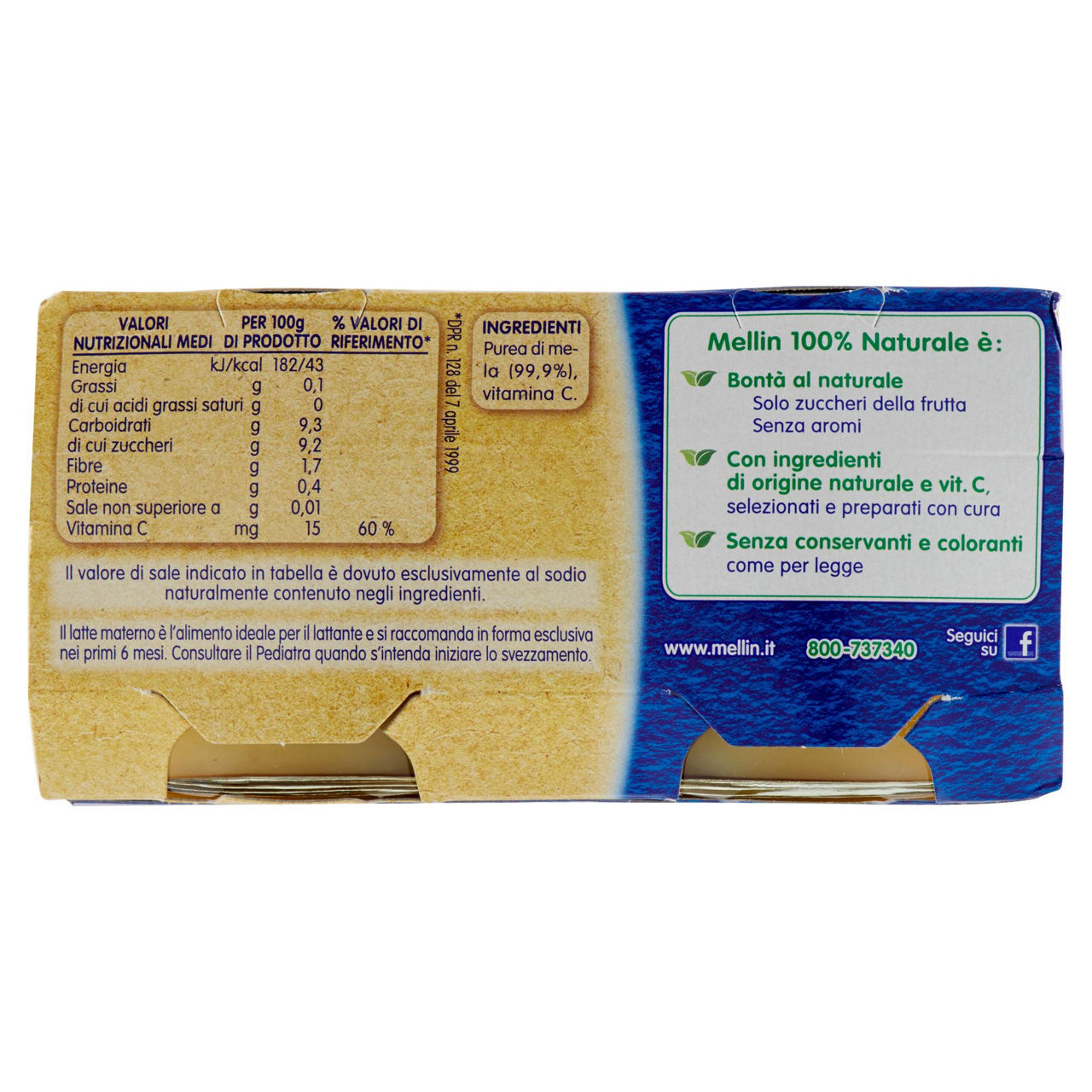 Omogeneizzato di mela 2 pz x 100 gr - Immagine 31