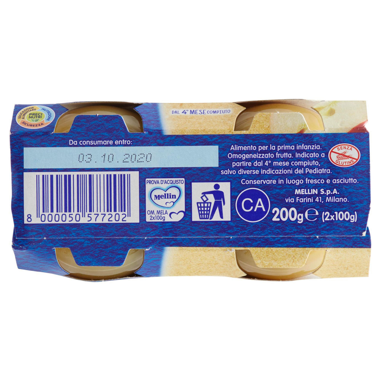 Omogeneizzato di mela 2 pz x 100 gr - Immagine 21