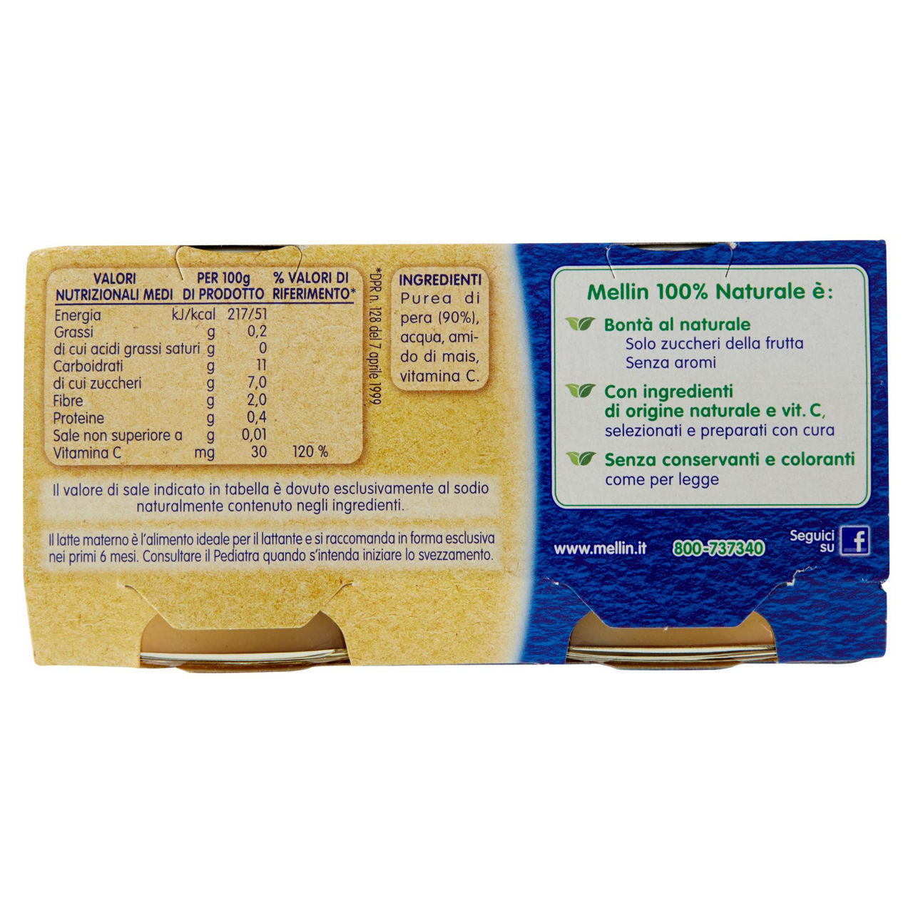 Omogeneizzato di pera 2 pz x 100 gr - Immagine 51