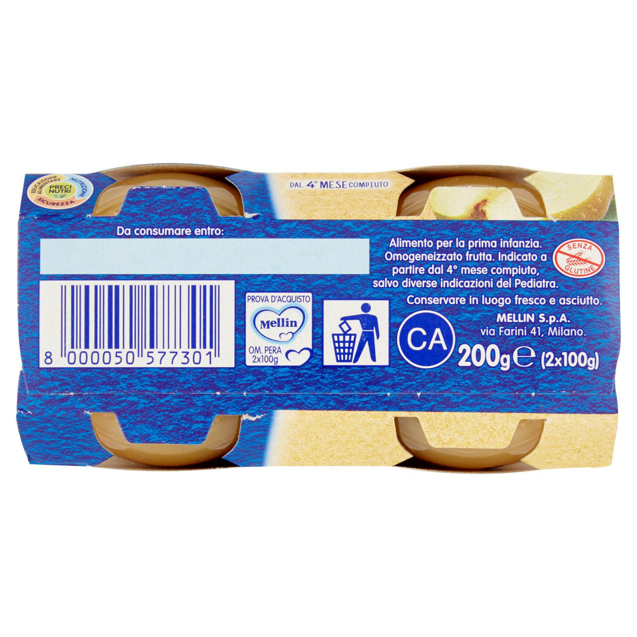 Omogeneizzato di pera 2 pz x 100 gr - Immagine 11