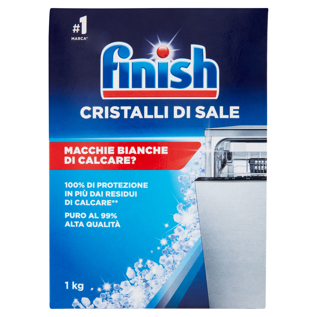Cristalli di sale cura lavastoviglie 1000 gr - Immagine 01