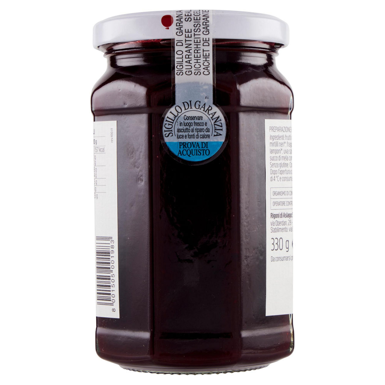 Fiordifrutta bio frutti di bosco rigoni  vaso vetro gr 330 - Immagine 21