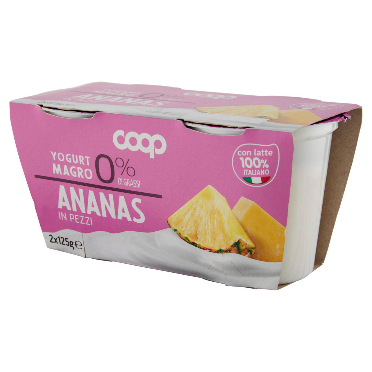 Yogurt magro con ananas 2 pz da 125 gr - Immagine 21