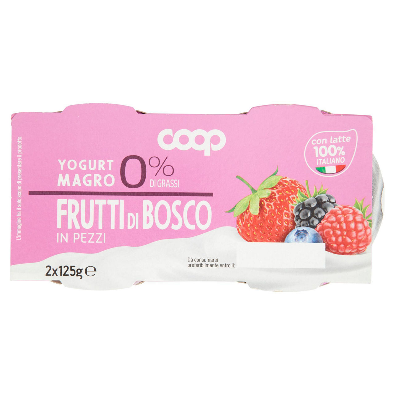 Yogurt magro con frutti di bosco 2 pz da 125 gr - Immagine 41