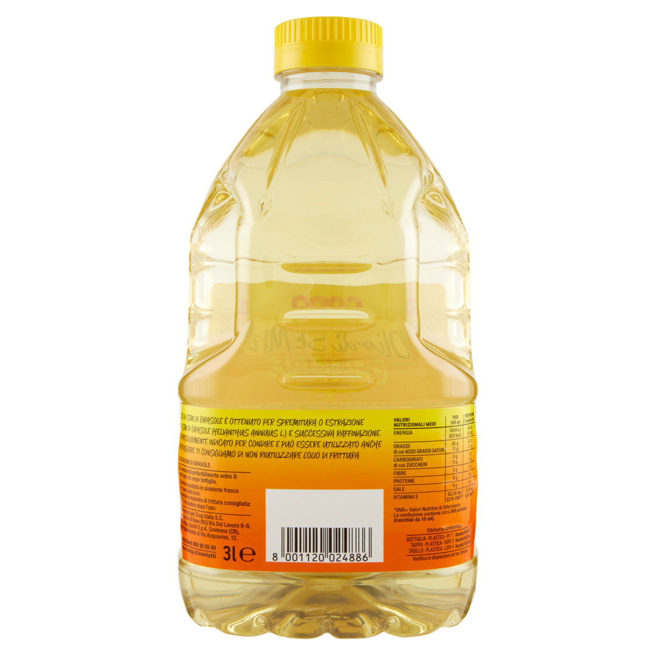Olio di semi di  girasole coop pet lt. 3 - Immagine 31