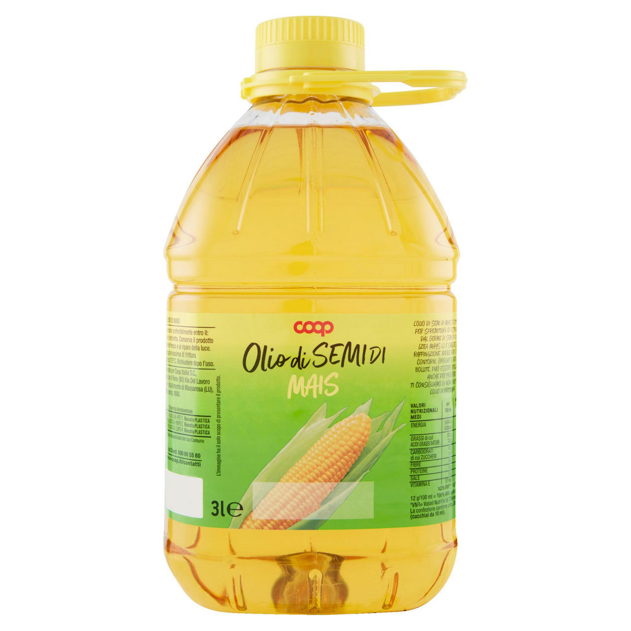 Olio di semi di  mais coop pet l3