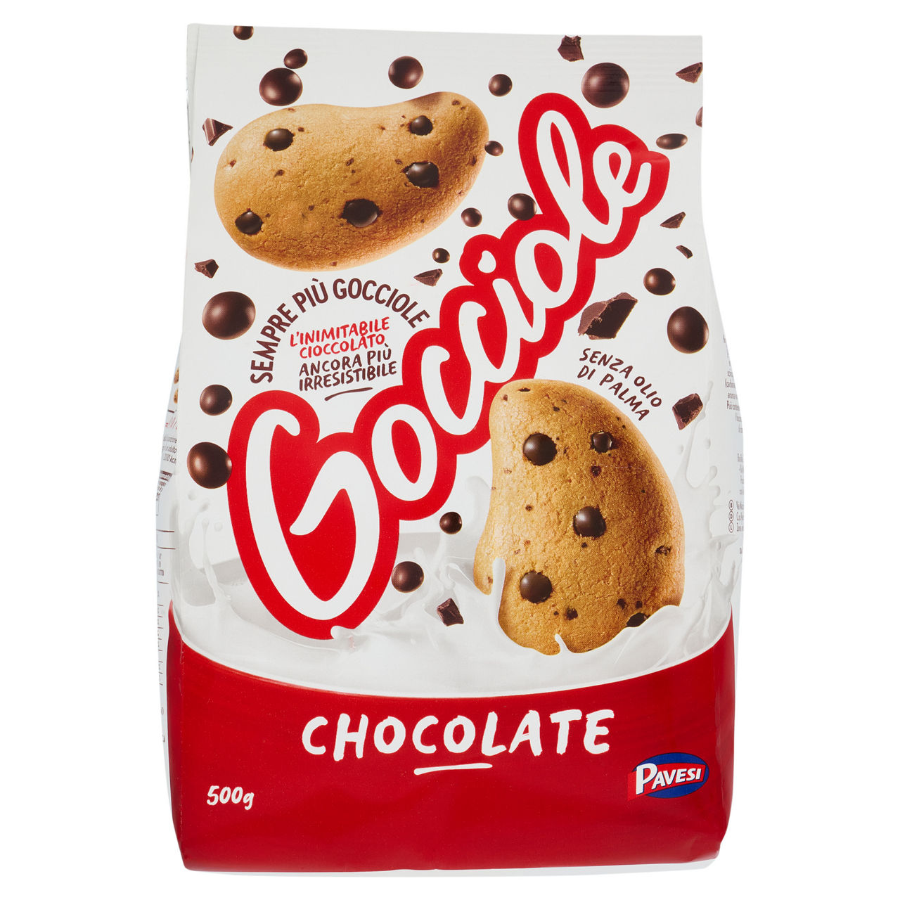 Biscotti Gocciole Chocolate 500 gr - Immagine 01