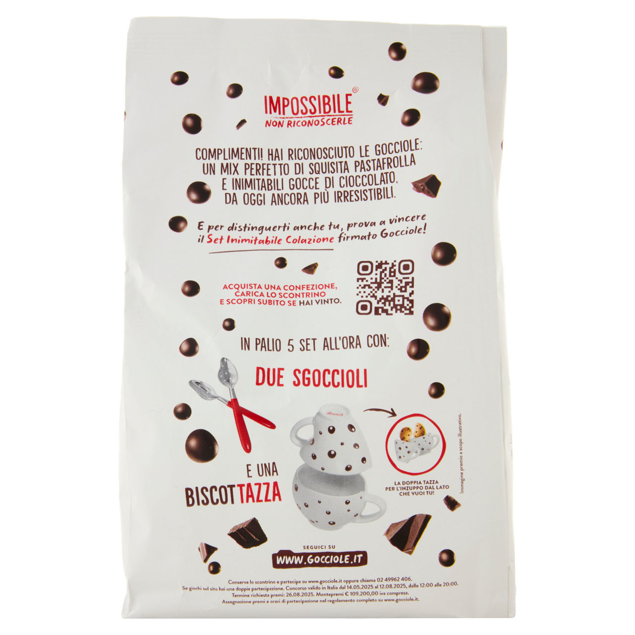 Biscotti Gocciole Chocolate 500 gr - Immagine 101