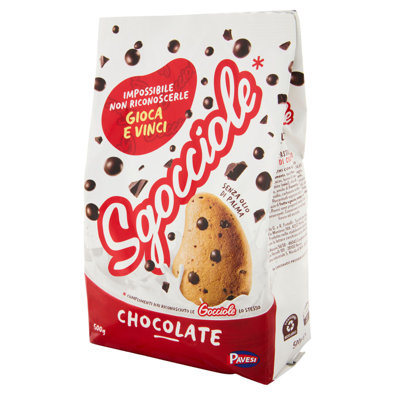 Biscotti Gocciole Chocolate 500 gr - Immagine 121