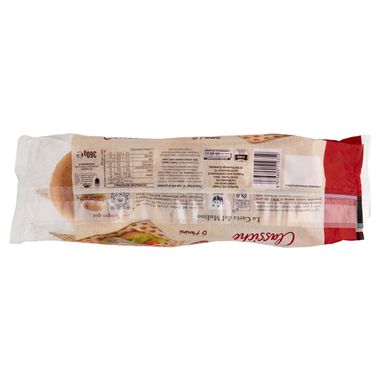 Pagnottelle classiche mulino bianco barilla sacchetto gr. 360 - Immagine 61