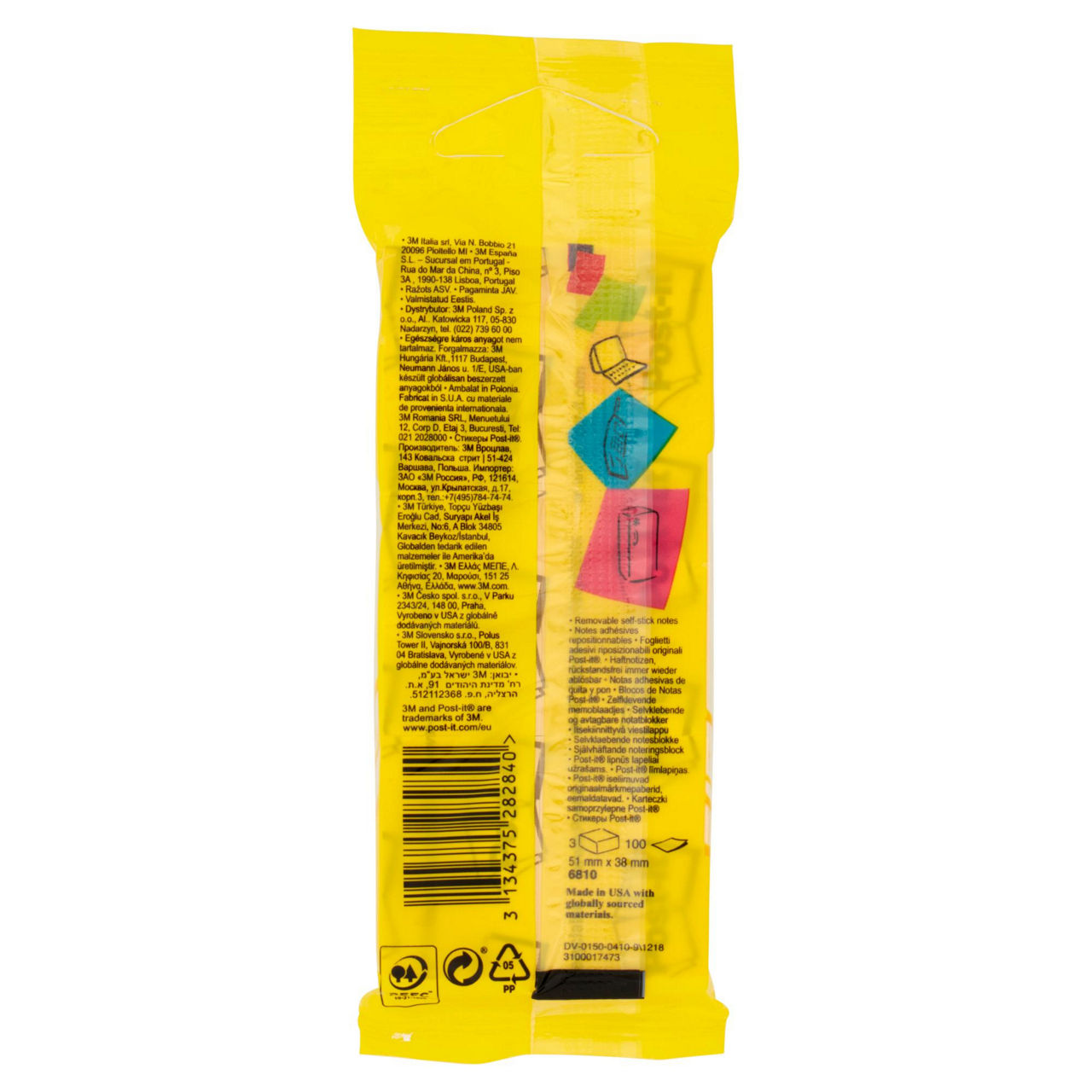 Post-it mini giallo 100 fogli - Immagine 51
