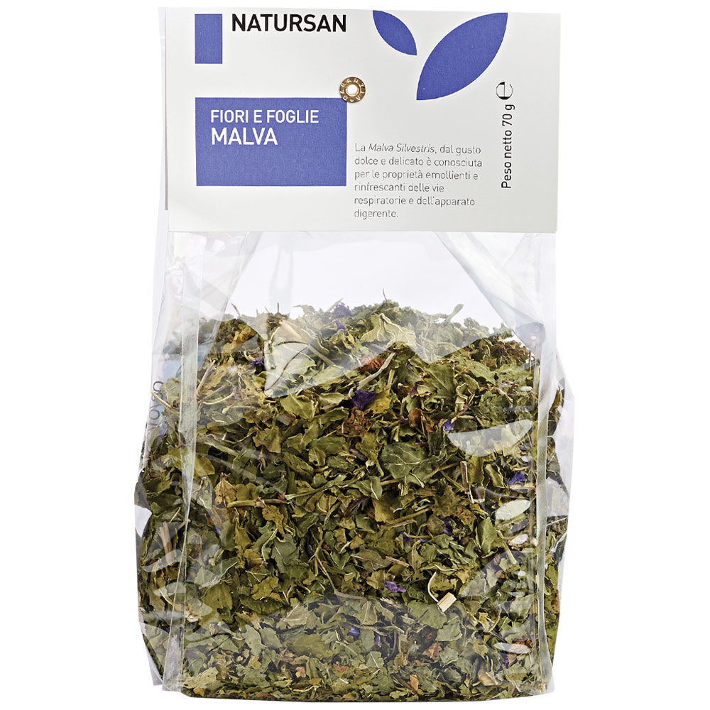 Malva in fiori e foglie 70 gr - Immagine 01