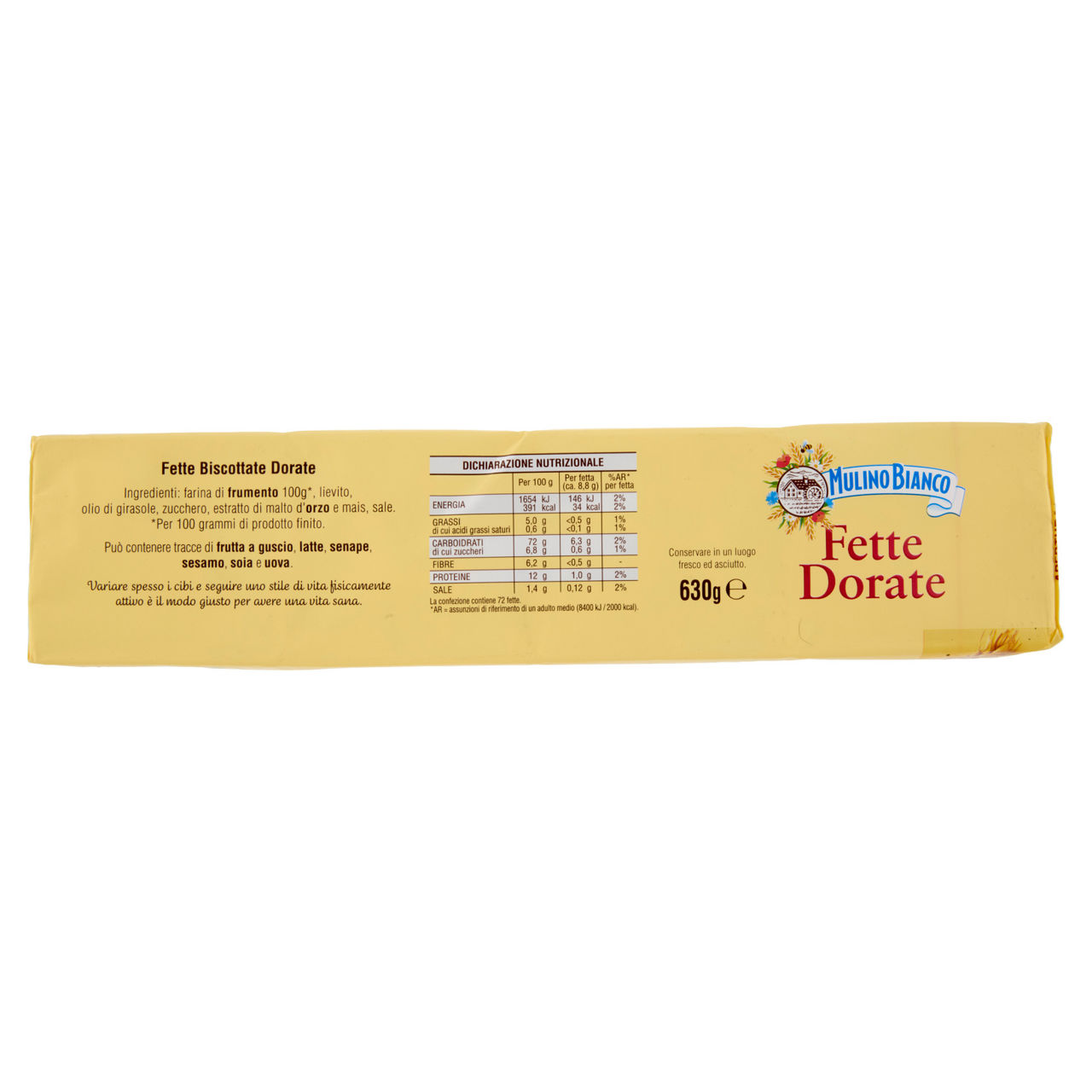Fette biscottate dorate 72 fette 630 gr - Immagine 121