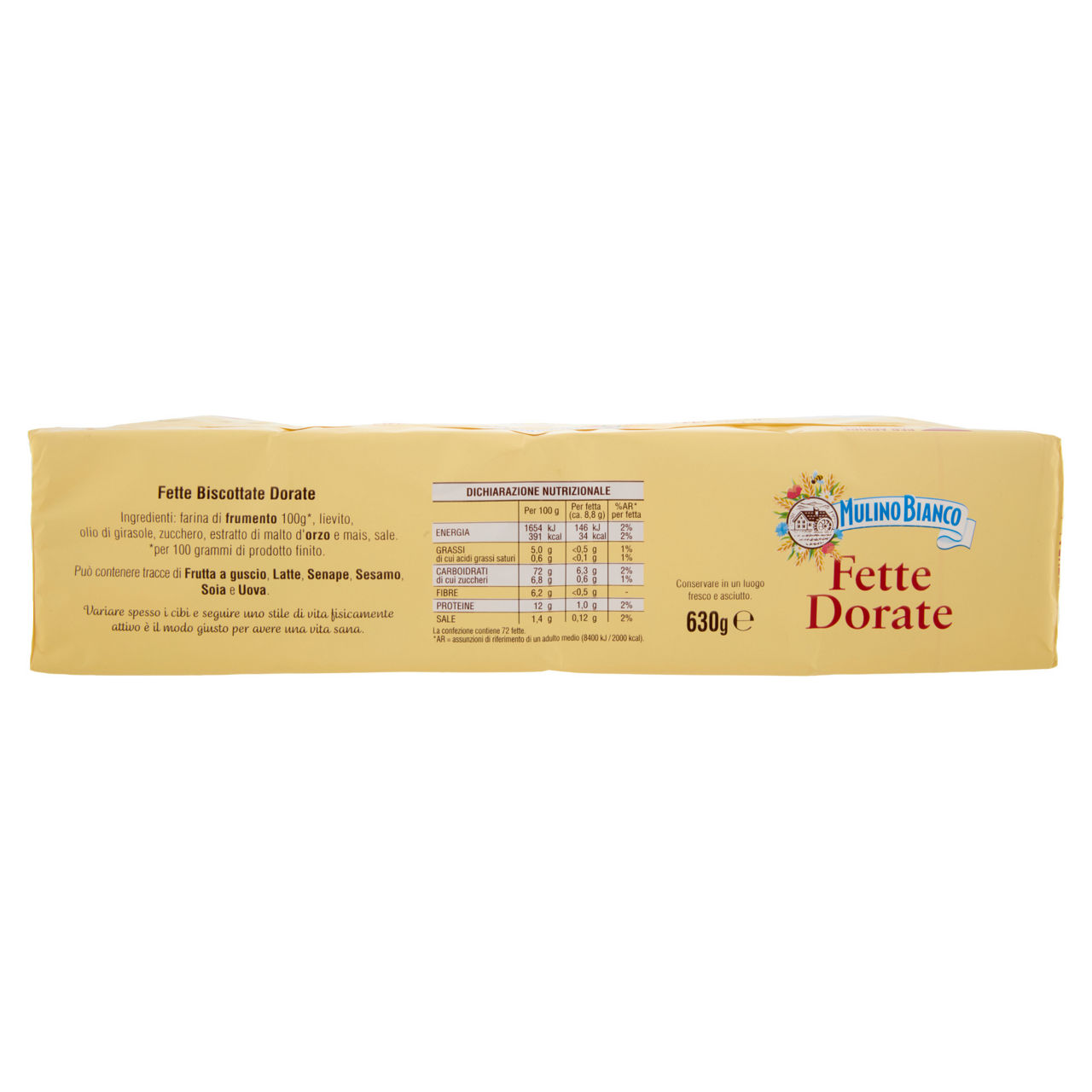 Fette biscottate dorate 72 fette 630 gr - Immagine 41