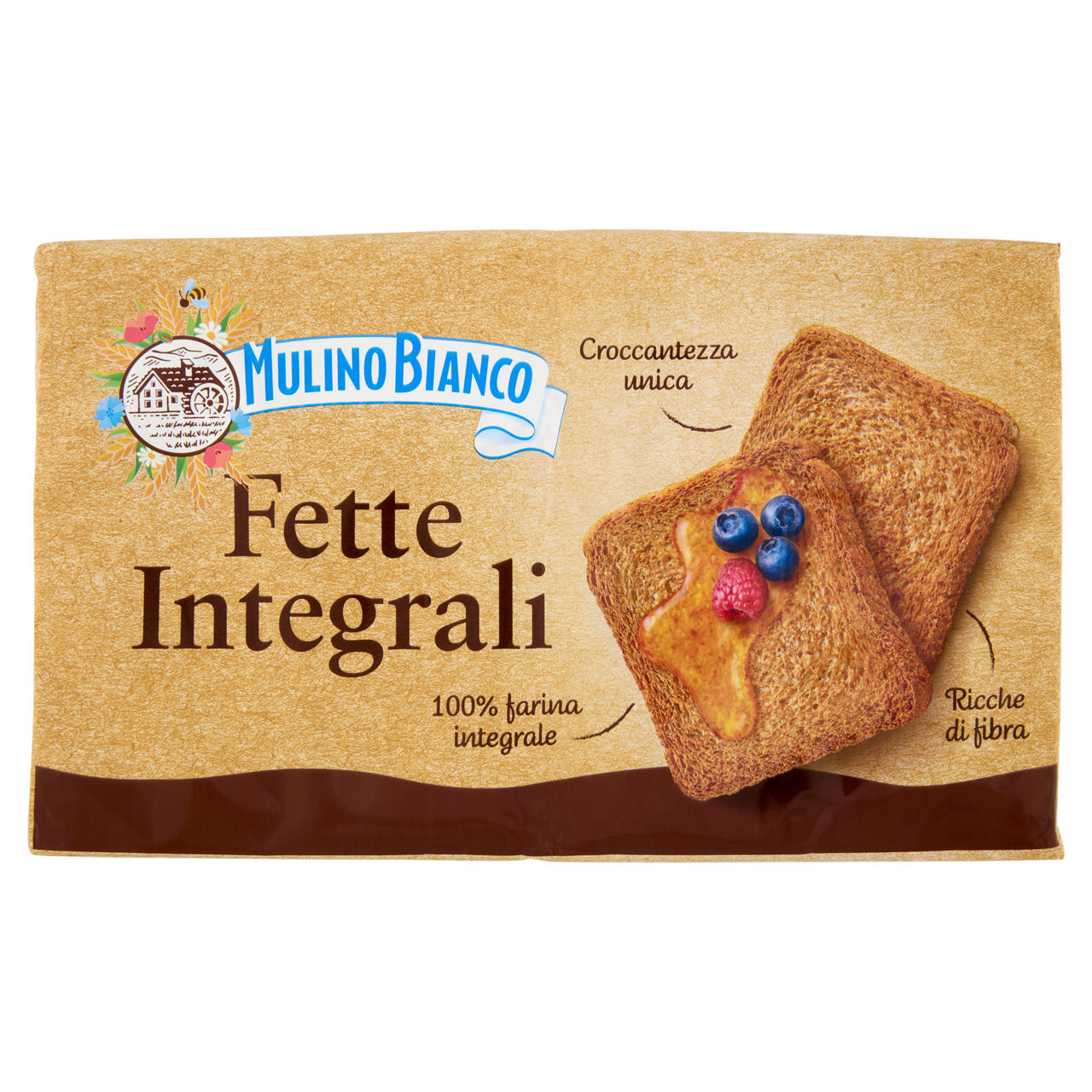 Fette biscottate integrali 72 fette 630 gr - Immagine 01