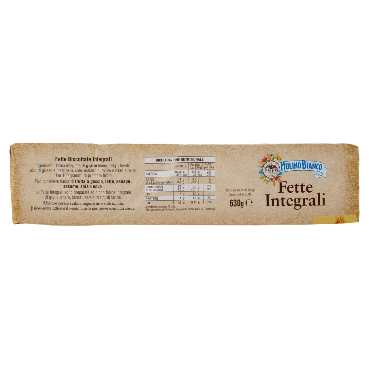Fette biscottate integrali 72 fette 630 gr - Immagine 131