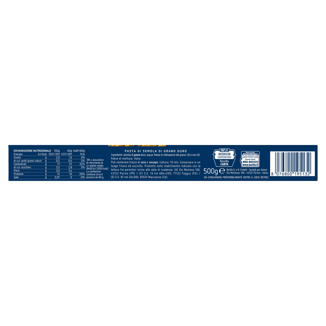 Linguine n. 13 pasta di semola di grano duro 500 gr - Immagine 41