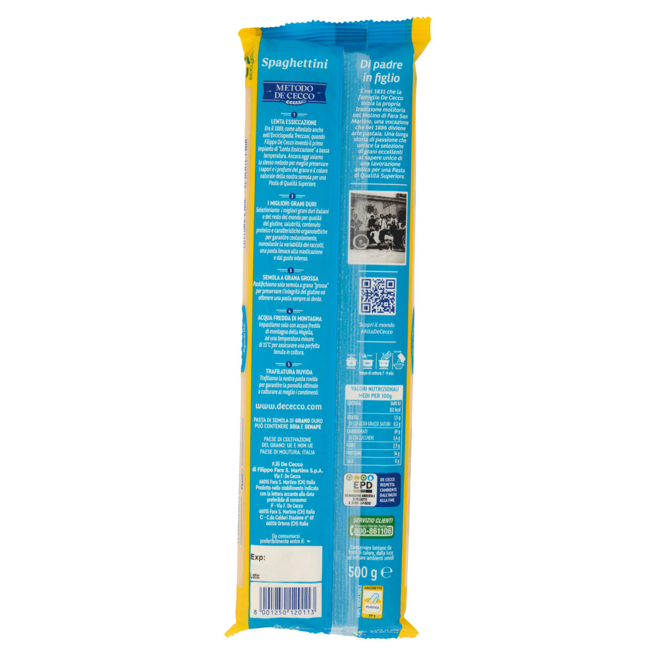 Spaghettini n. 11 pasta di semola di grano duro 500 gr - Immagine 51
