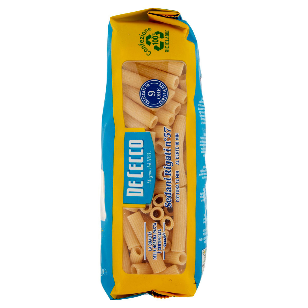 Sedani rigati n. 57 pasta di semola di grano duro 500 gr - Immagine 11
