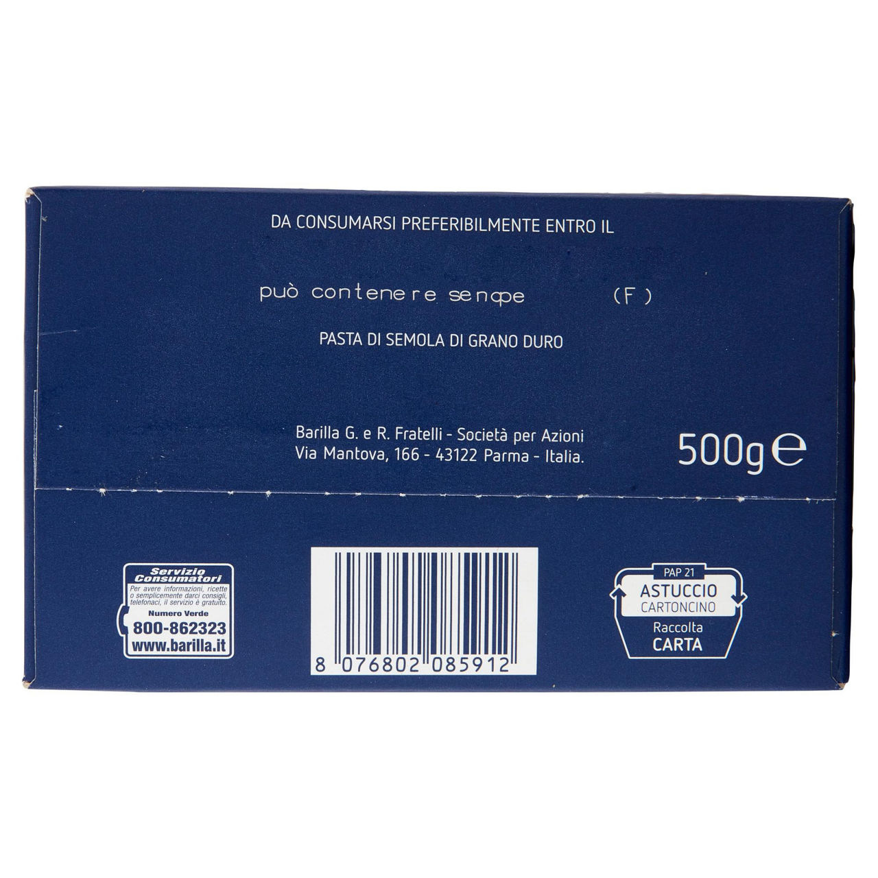 Pipe rigate n. 91 pasta di semola di grano duro 500 gr - Immagine 51