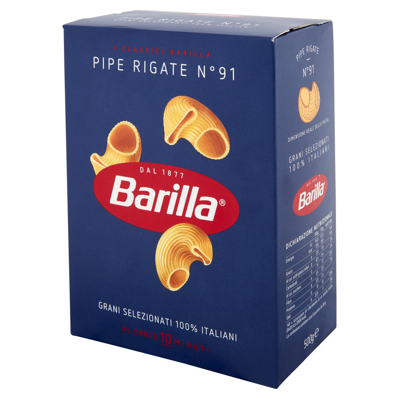 Pipe rigate n. 91 pasta di semola di grano duro 500 gr - Immagine 21