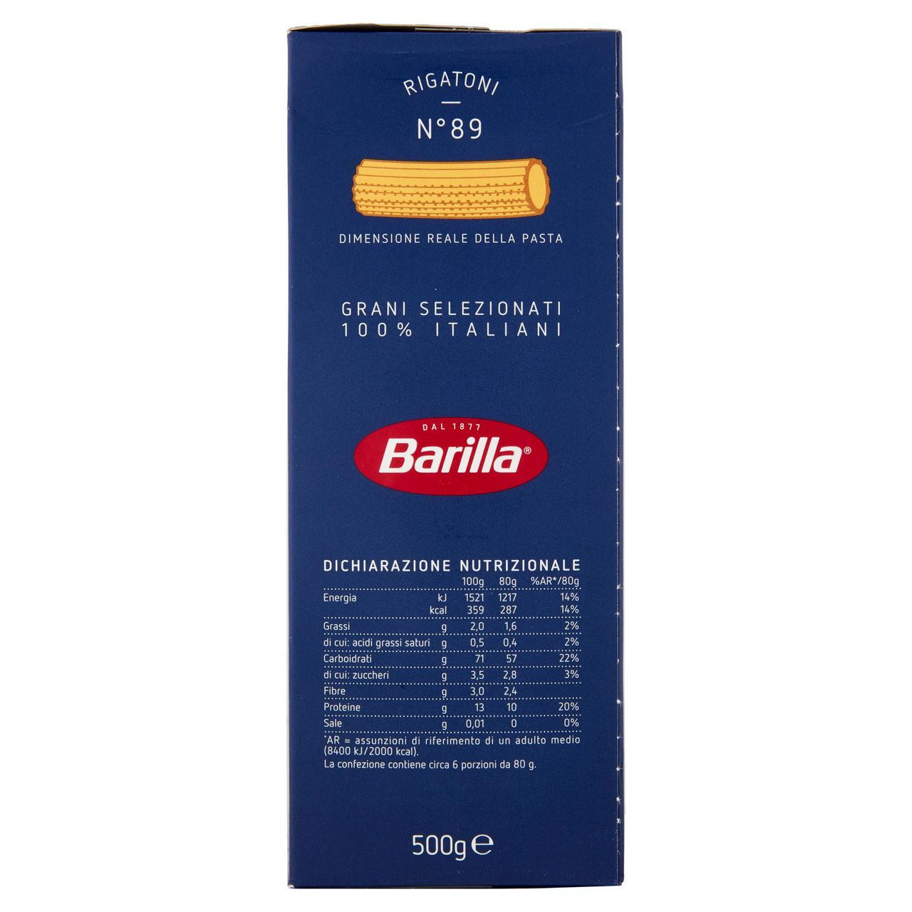 Rigatoni n. 89 pasta di semola di grano duro 500 gr - Immagine 61