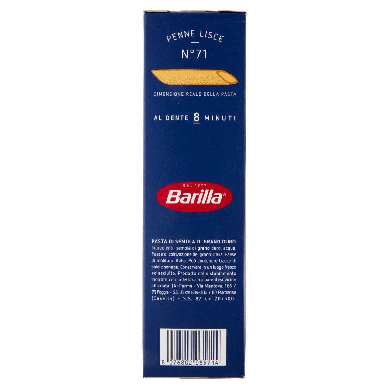 Penne lisce n. 71 pasta di semola di grano duro 500 gr - Immagine 61
