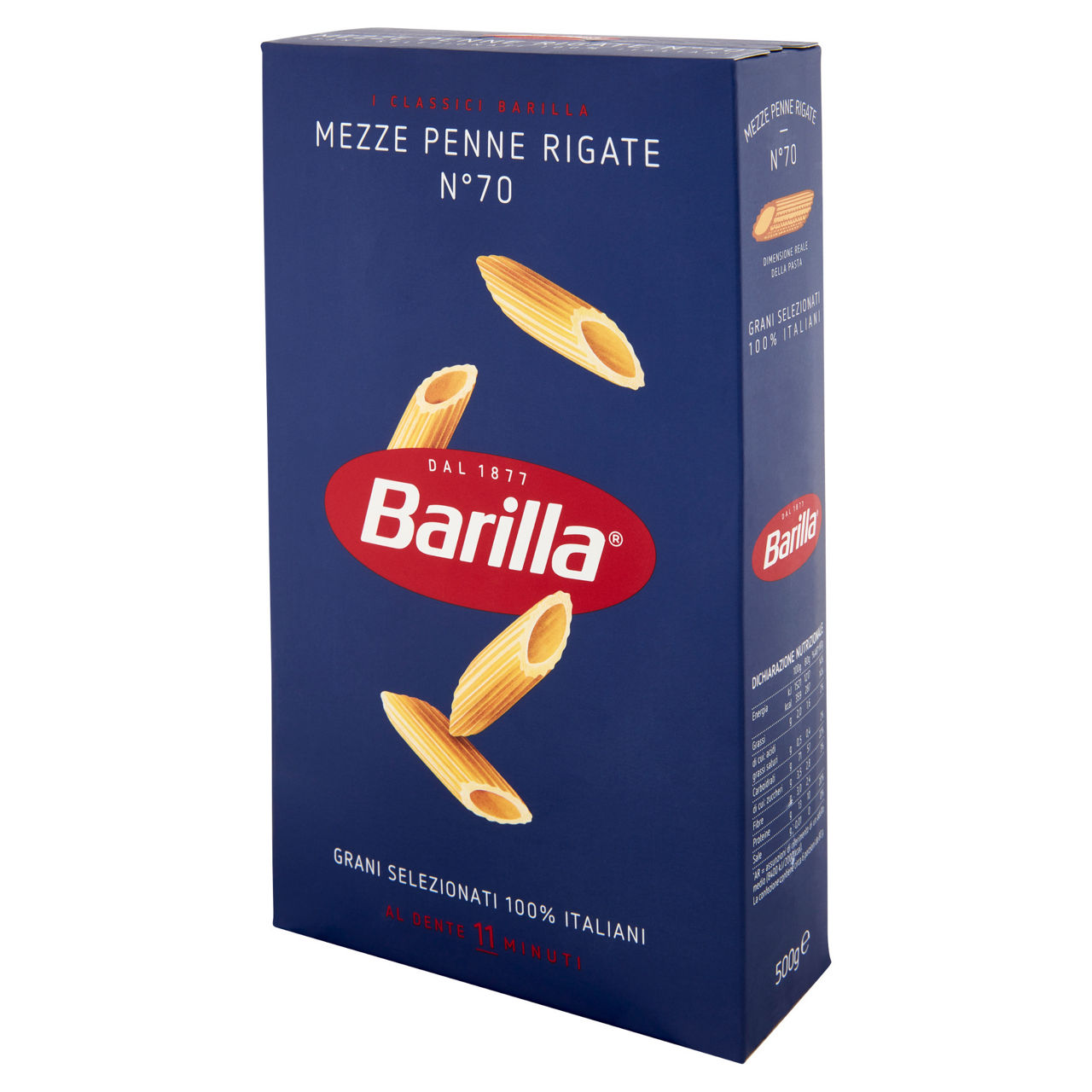 Mezze penne rigate n. 70 pasta di semola di grano duro 500 gr - Immagine 41