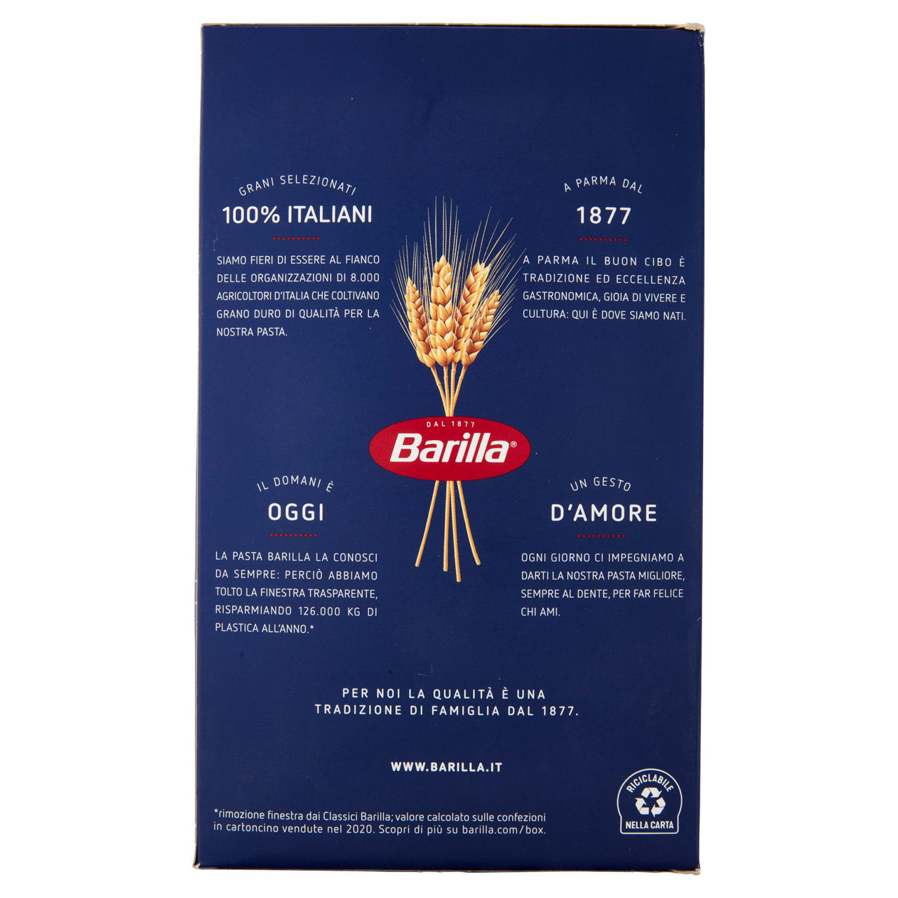 Mezze penne rigate n. 70 pasta di semola di grano duro 500 gr - Immagine 61