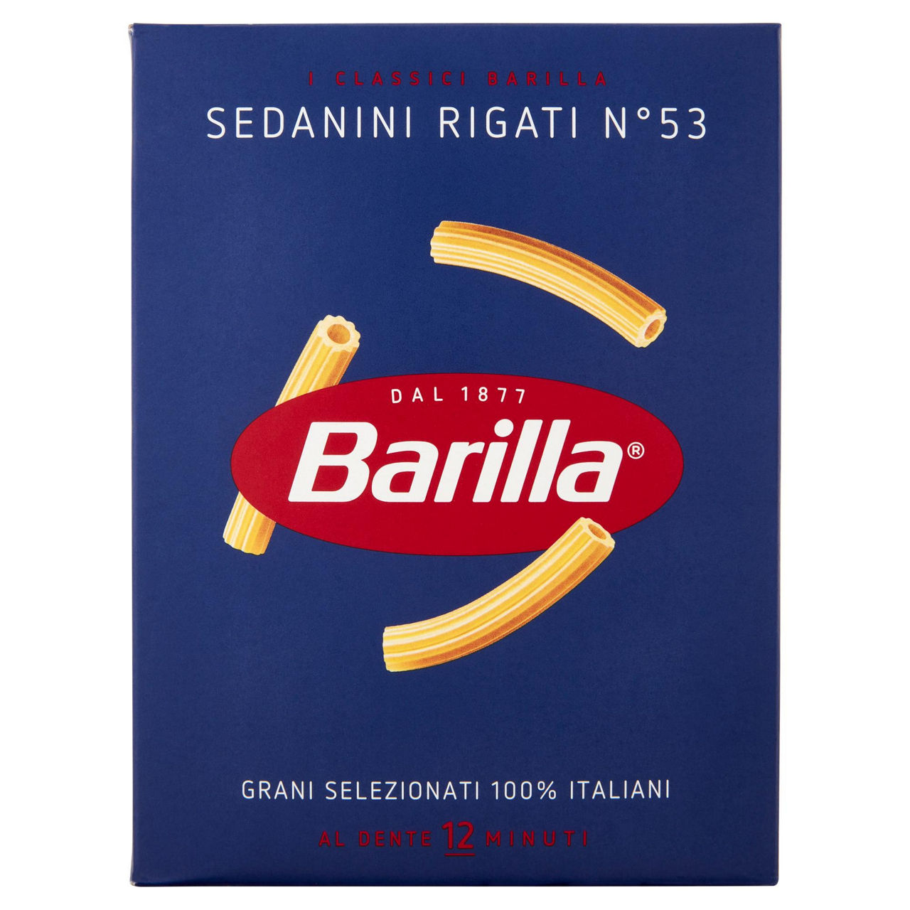 Sedanini rigati n. 53 pasta di semola di grano duro 500 gr