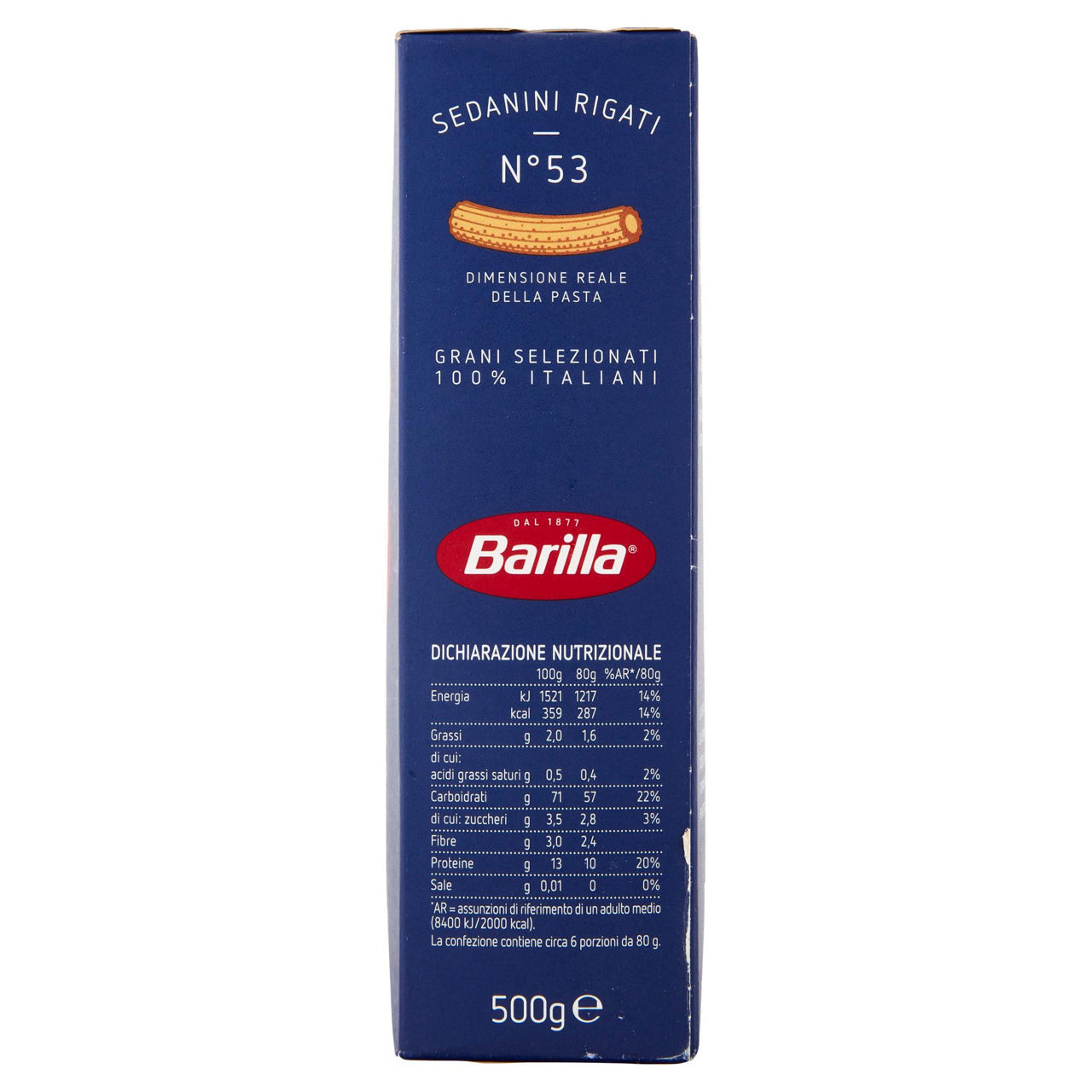 Sedanini rigati n. 53 pasta di semola di grano duro 500 gr - Immagine 31