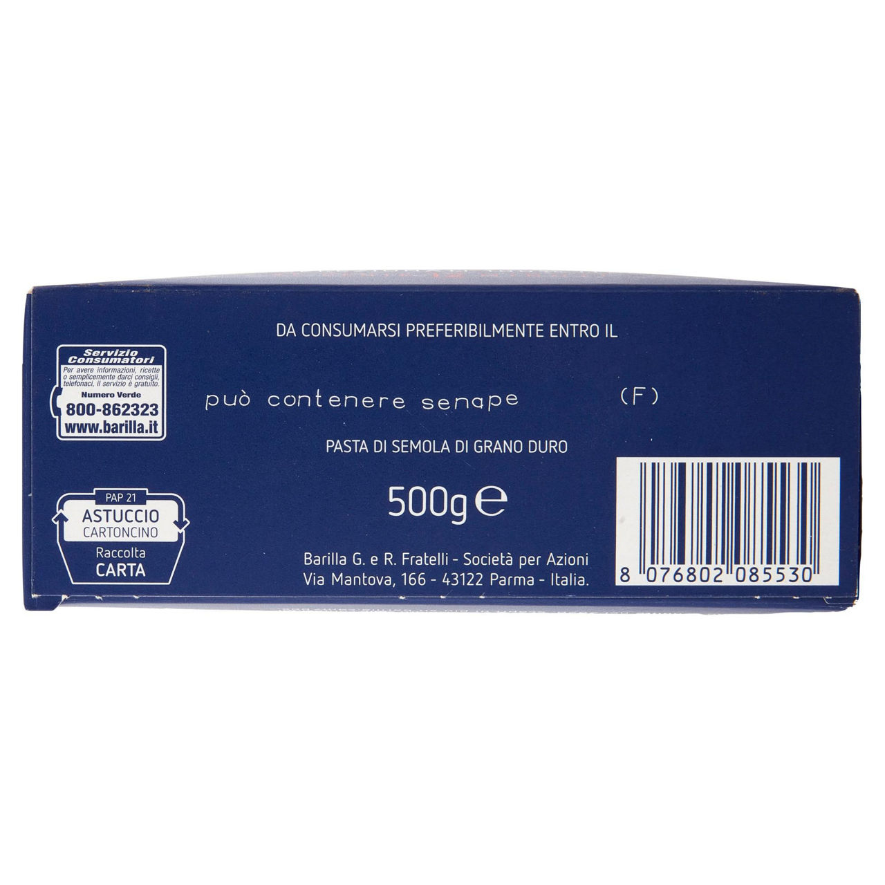 Sedanini rigati n. 53 pasta di semola di grano duro 500 gr - Immagine 61