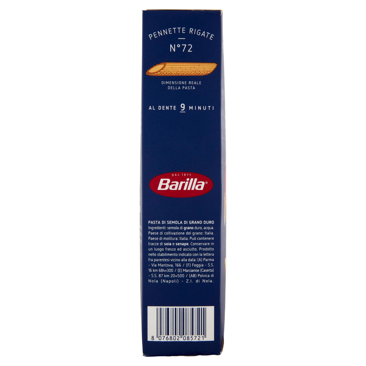 Pennette rigate n. 72 pasta di semola di grano duro 500 gr - Immagine 11
