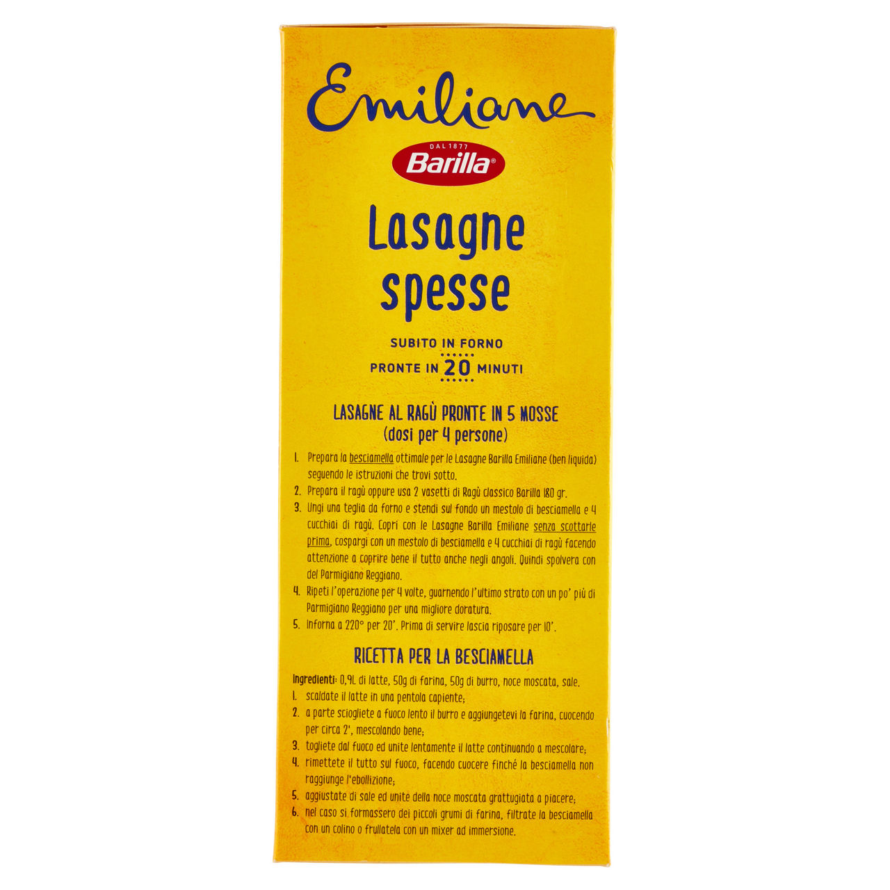 Pasta all'uovo lasagne gialle n.199 500 gr - Immagine 21
