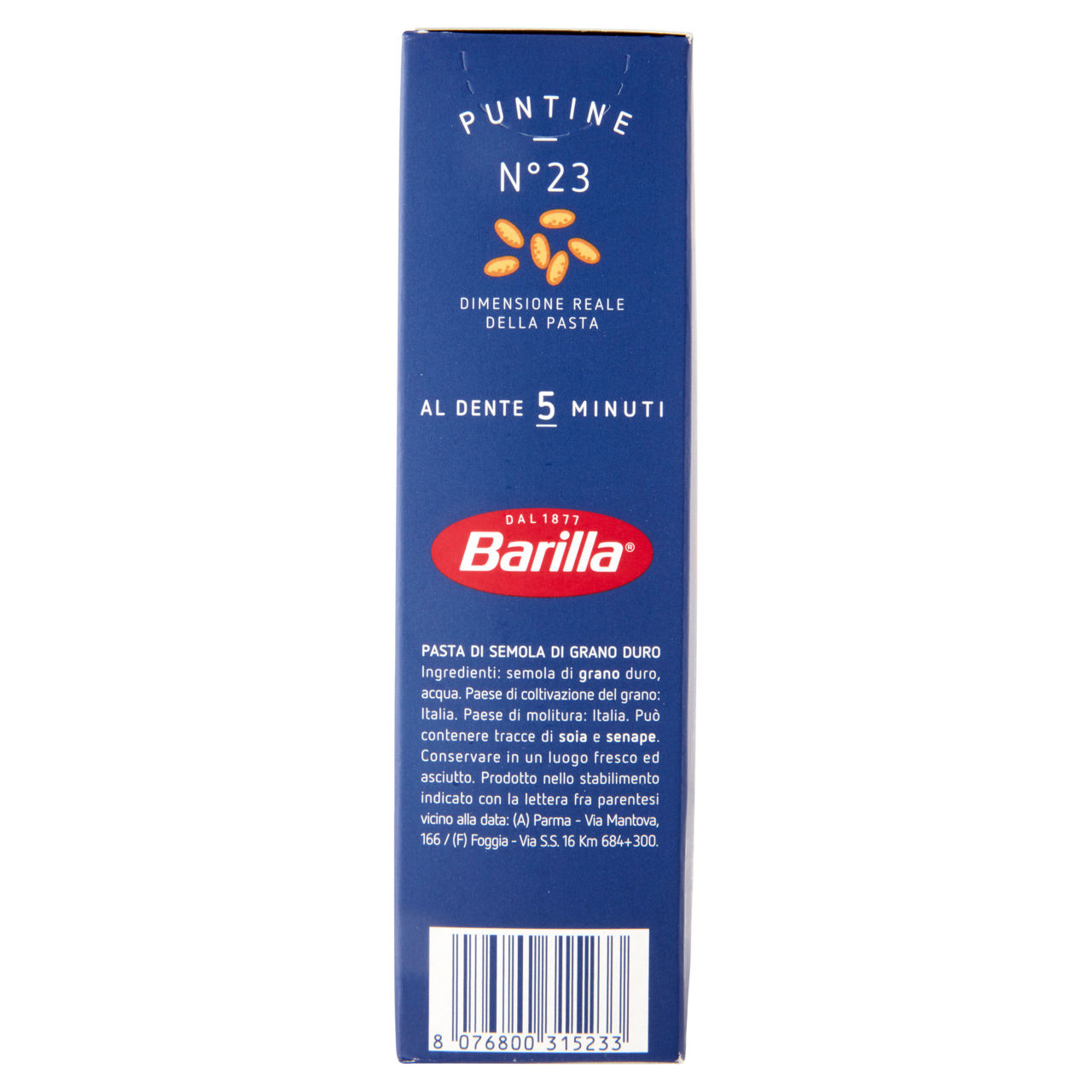 Puntine n. 23 pasta di semola di grano duro 500 gr - Immagine 11