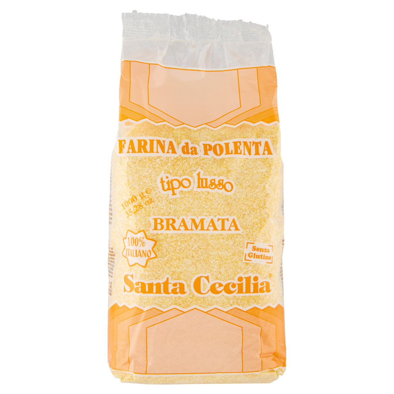 Farina bramata s.cecilia gialla per polenta sacchetto kg 1