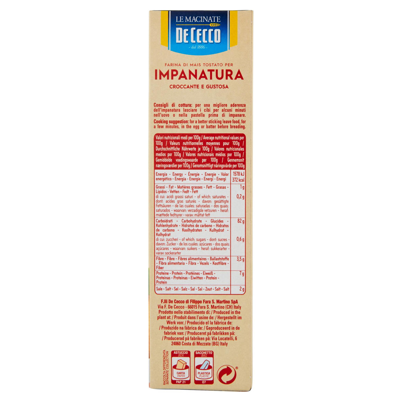 Farina di mais tostato per impanatura 375 gr - Immagine 11