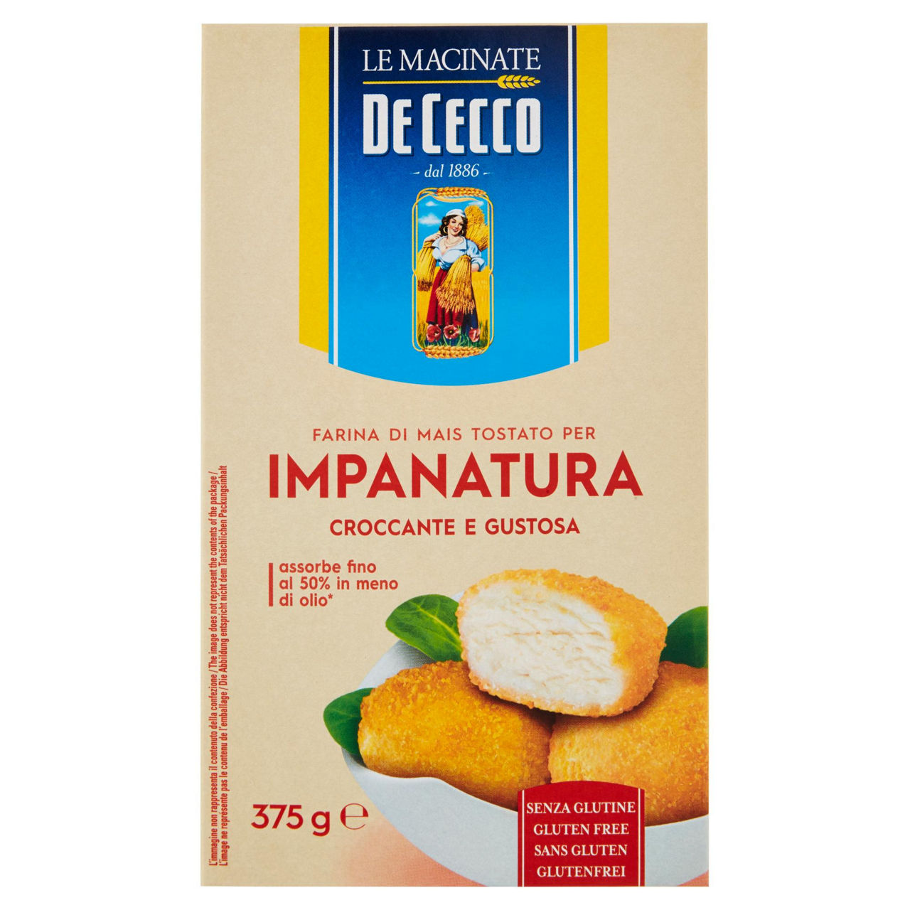 Farina di mais tostato per impanatura 375 gr - Immagine 01