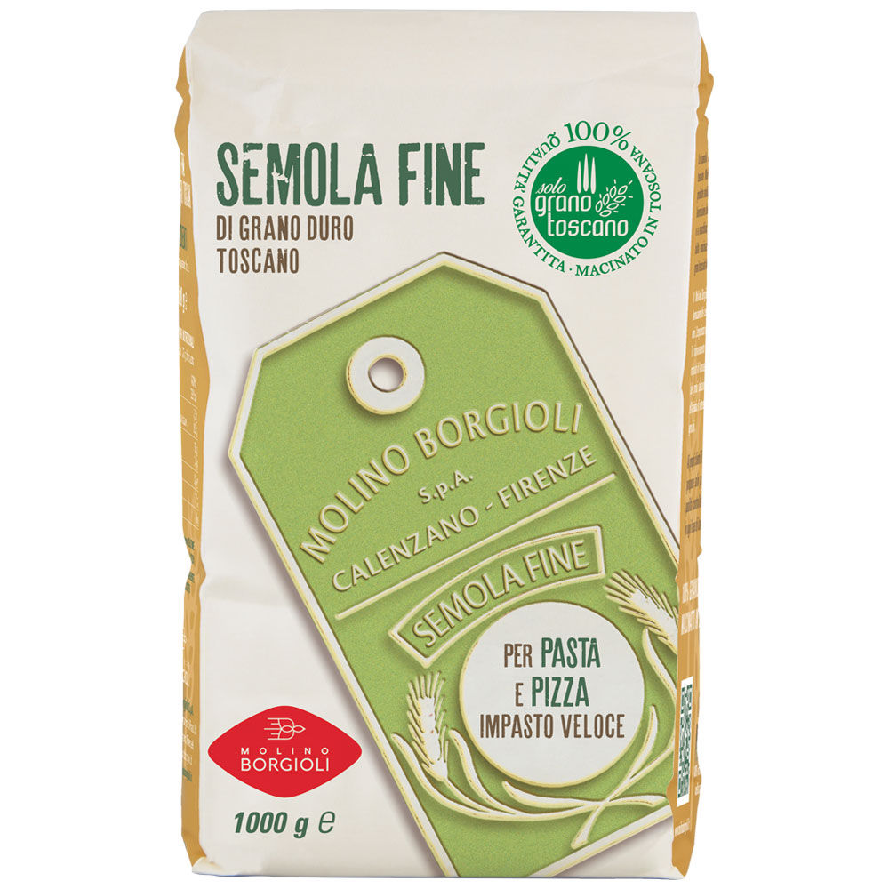 Farina di semola fine di grano duro 1 kg - Immagine 01