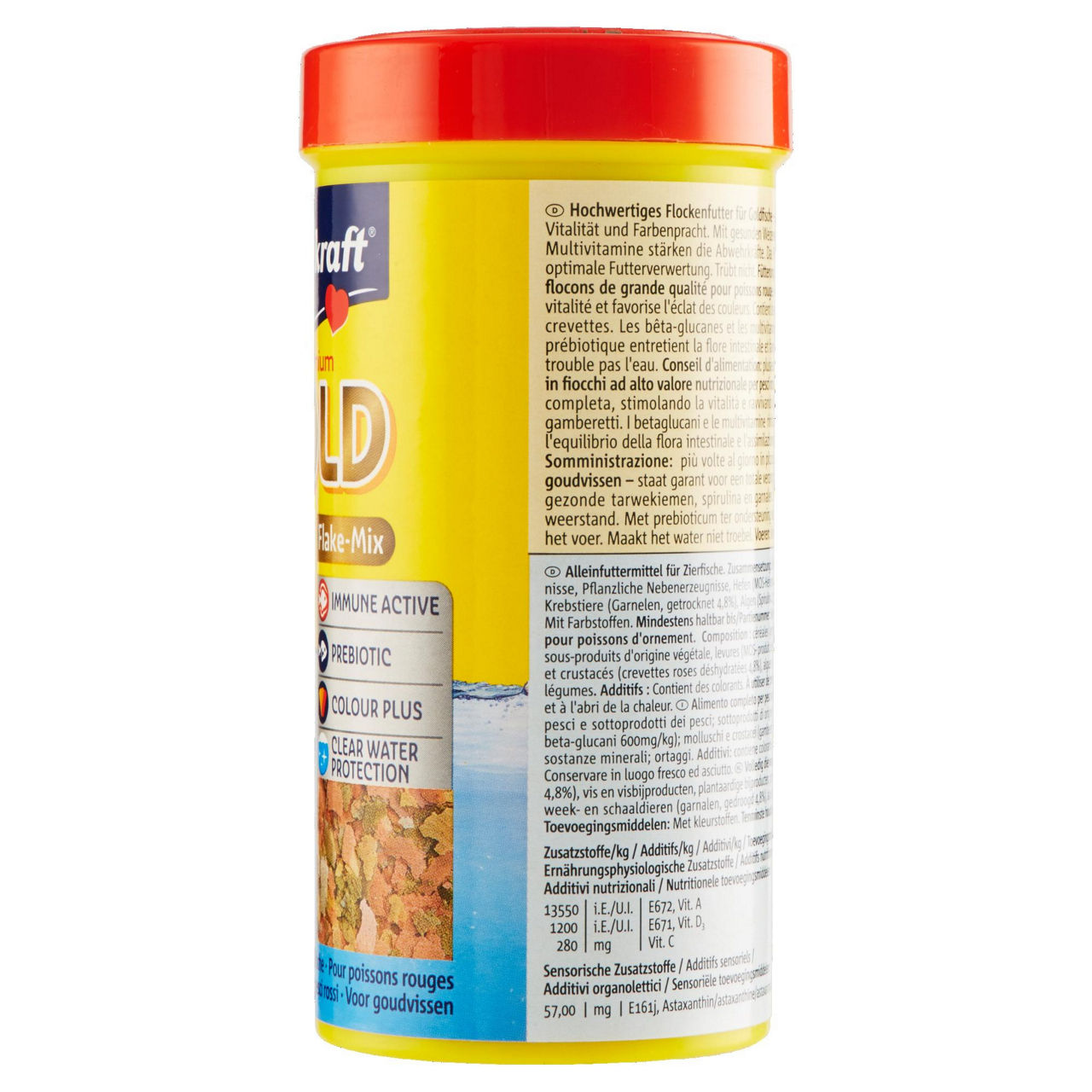 Mangime pesci rossi premium gold vitakraft fiocchi c/spirulina barattolo g 40 - Immagine 31