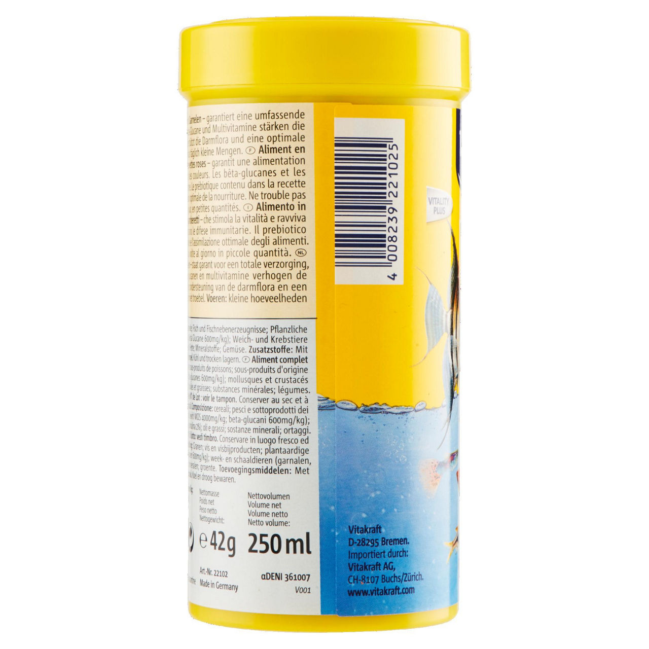 Mangime vita per pesci tropicali gr42/250ml - Immagine 11