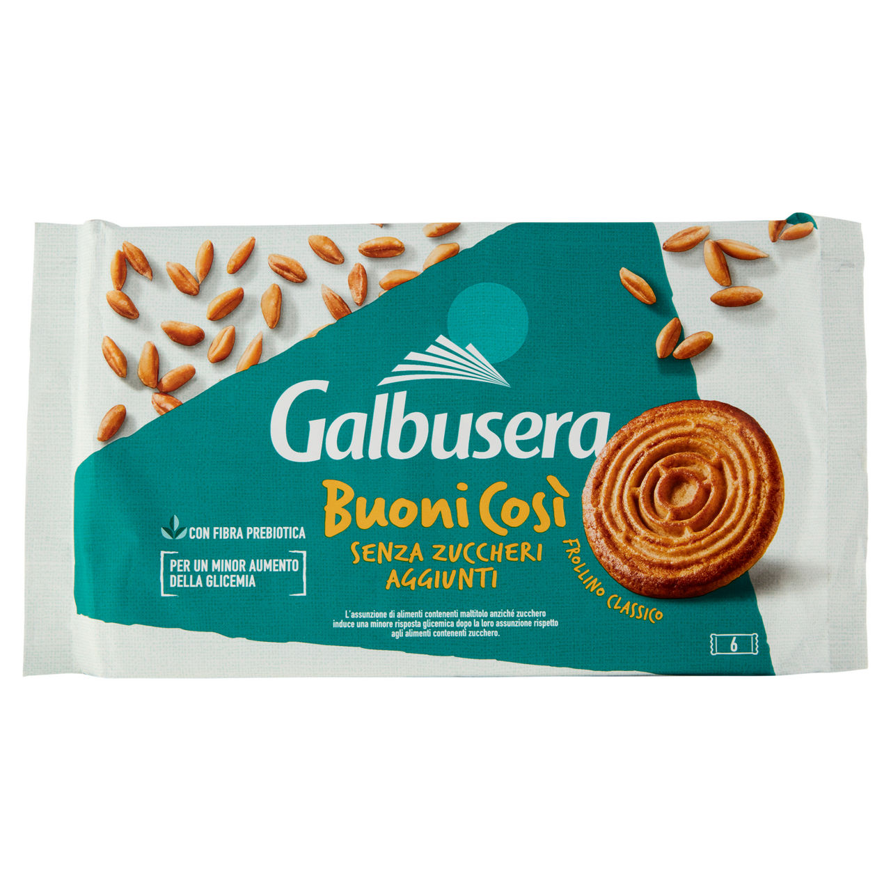Biscotti con uova fresche italiane 6 x 55 gr - Immagine 01