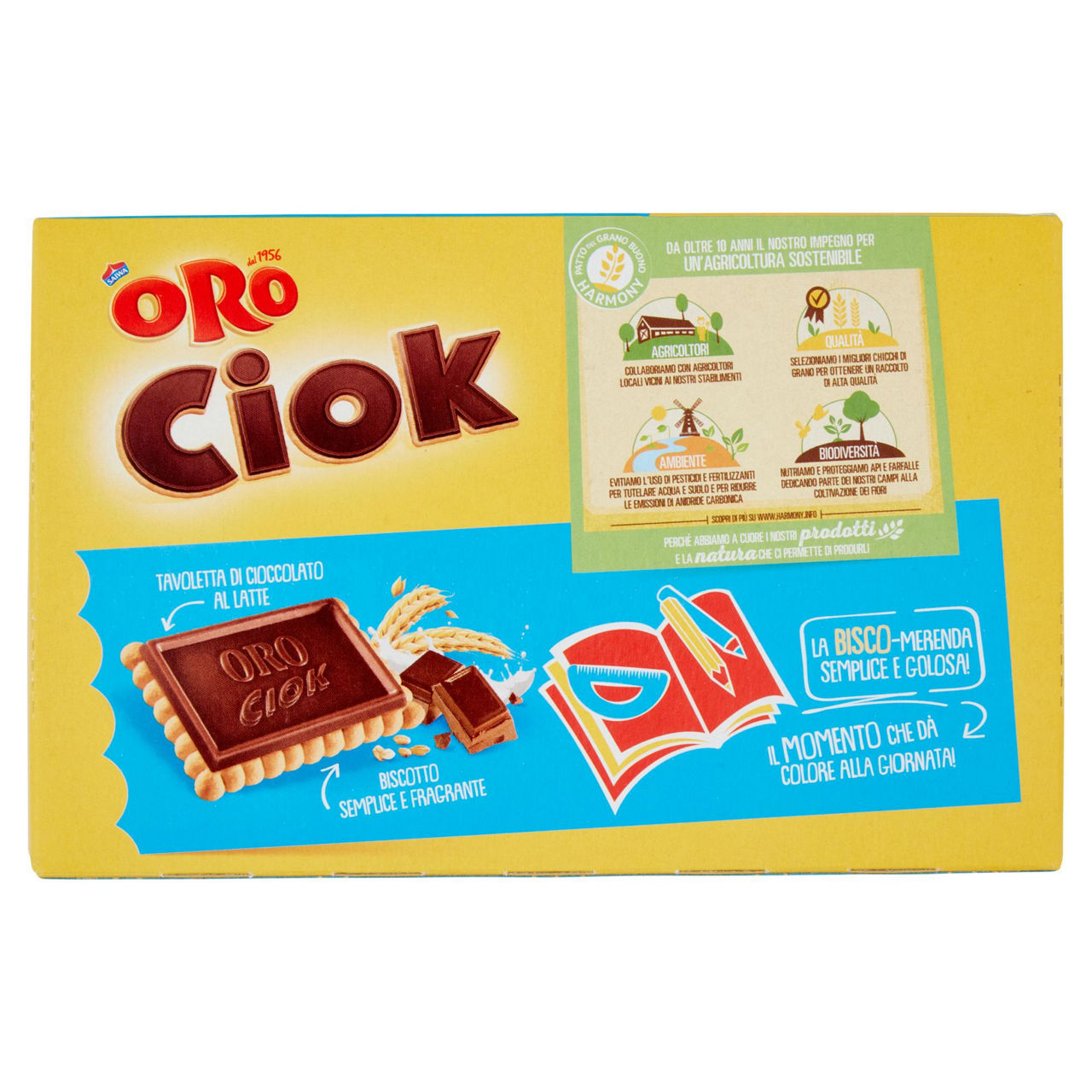 Biscotto con tavoletta di cioccolato al latte 10 monoporzioni x 25 gr - Immagine 21
