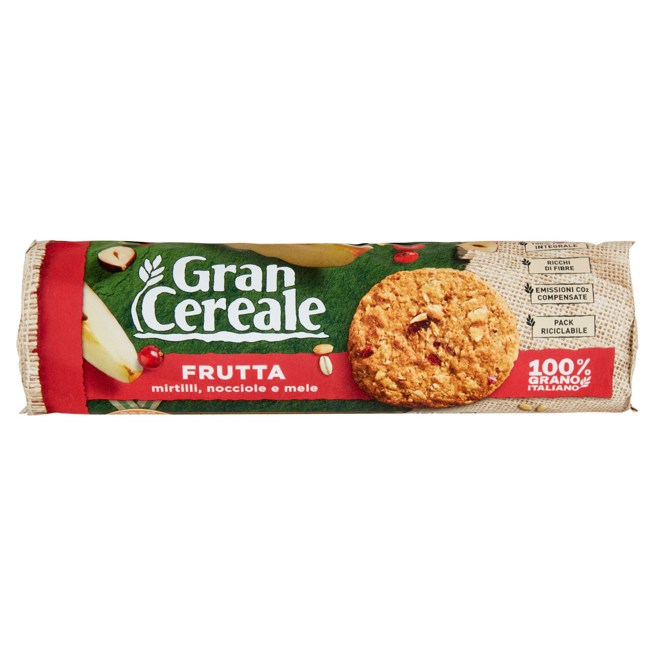 Biscotti frutta con mirtilli nocciole e mele 250 gr