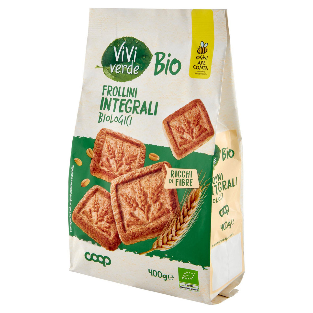 Biscotti frollini integrali bio 400 gr - Immagine 61