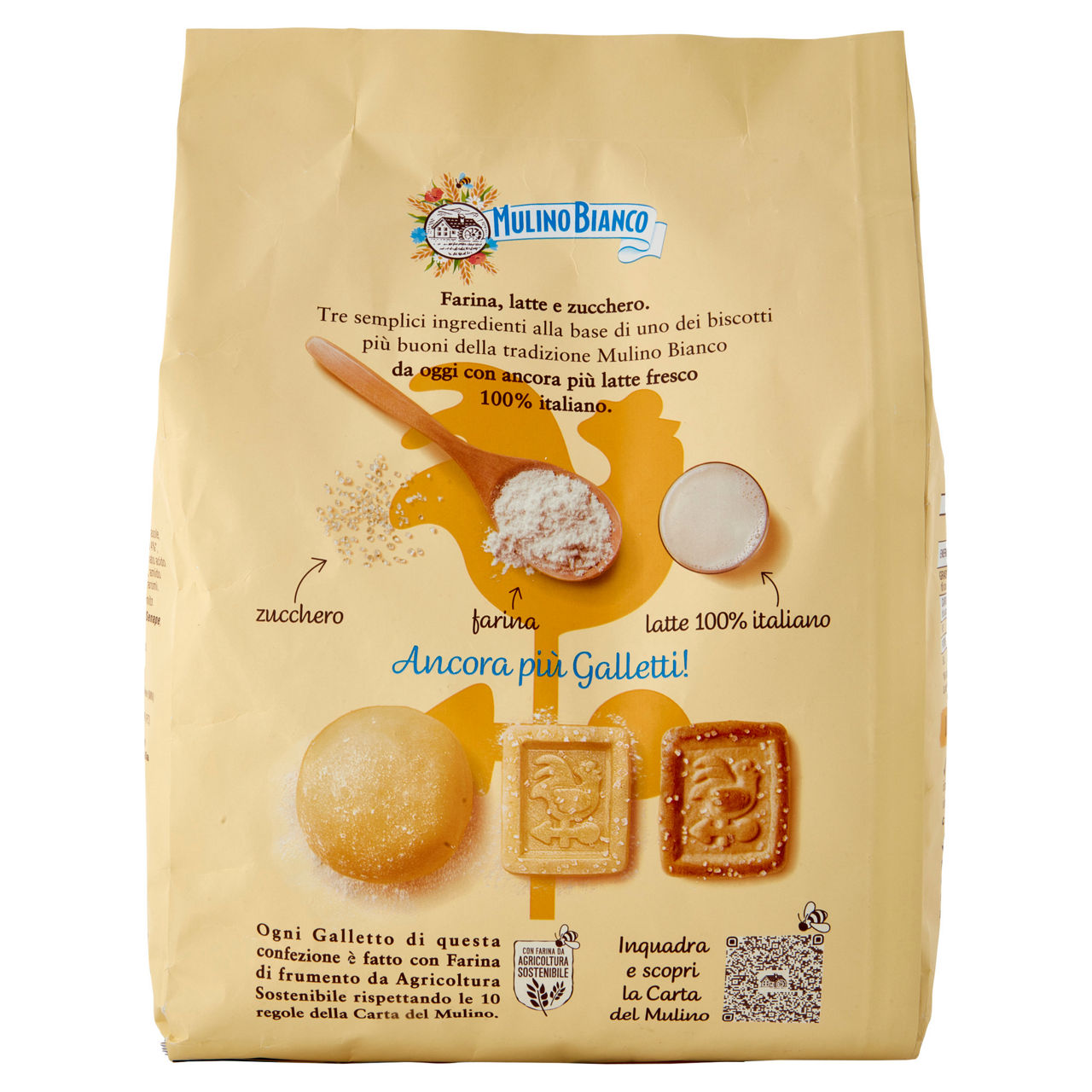 Biscotti Galletti con latte fresco 800 gr - Immagine 61