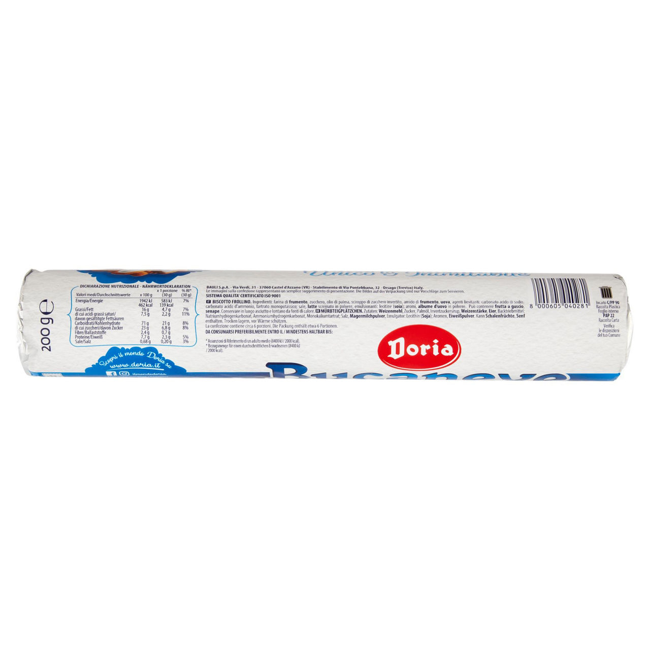 Biscotti Bucaneve tubo 200 gr - Immagine 71